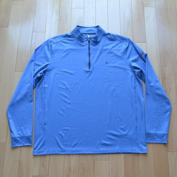 Johnnie-O Quarter Zip Athletic Pullover Shirt Jacket Size XXL - Picture 1 of 6
